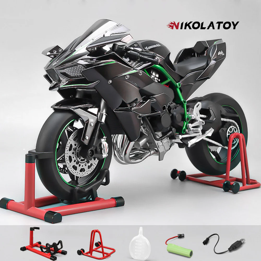 1/6 Alloy Dynamic Kawasaki H2R Motorcycle Model - Image 2