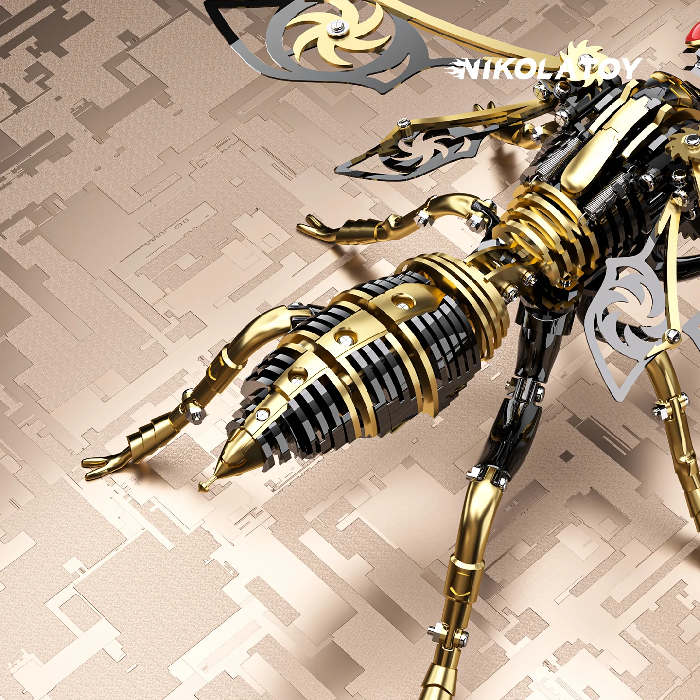 Mechanical Species - Bumblebee (3D Metal Puzzle) - Image 2