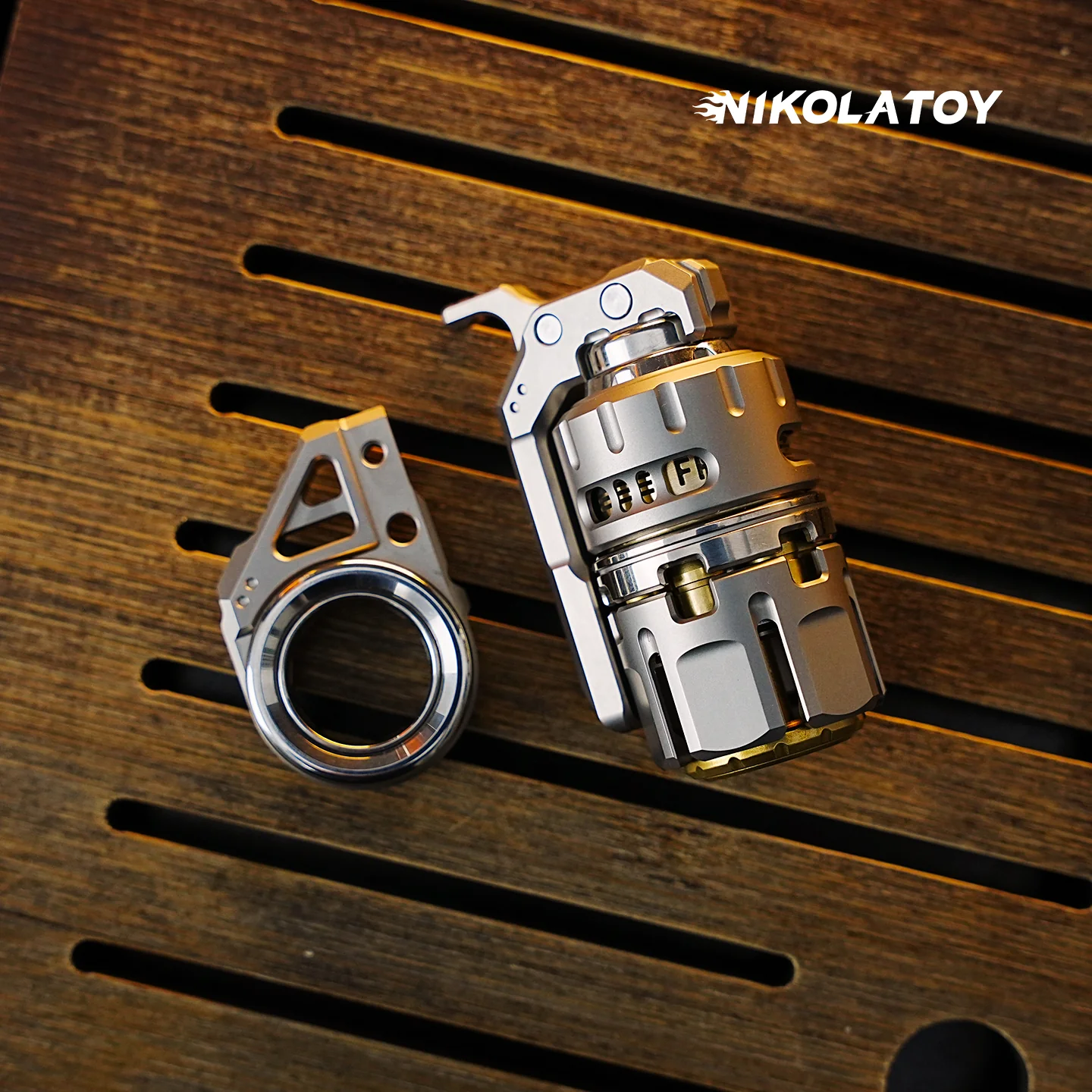 Multi functional Titanium Alloy EDC Toy Doombringer Grenade - Image 3
