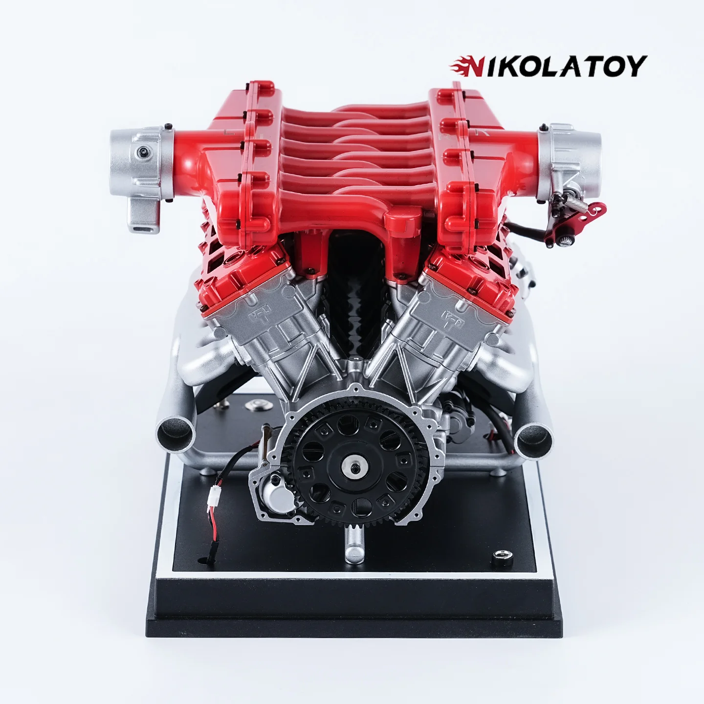 TECHING V12 Car Engine Model Full Metal Assembling 12-Cylinder Building Kits 800+PCS - Image 2