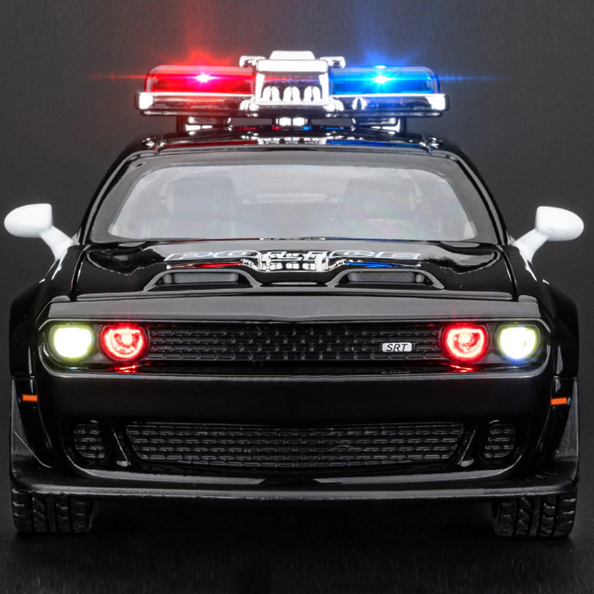 Alloy 1/32 Dodge Hellcat SRT Model Car - Image 3