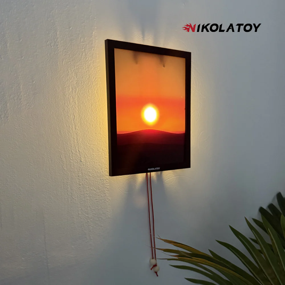 Creative Sunset Hand Pulled Night Light - Image 4