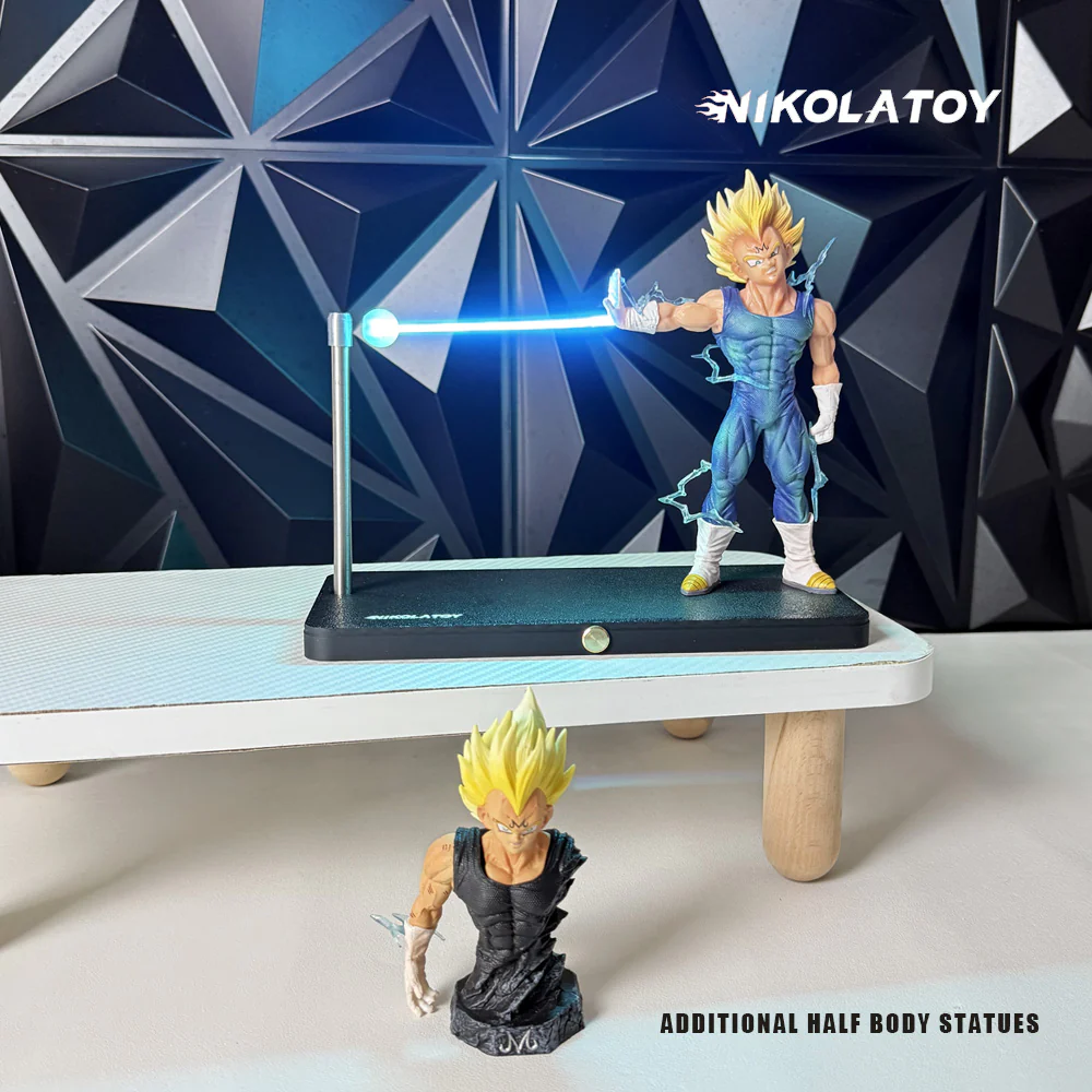 Dragon Ball Vegeta Magnetic Night Light Set (Including Half Body Statue) - Image 8