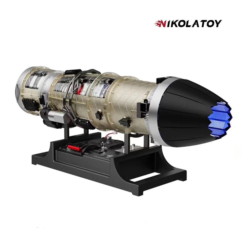 Turbofan Engine Model Kit that Works F35 Military Fighter Jet Engine Kits 600+PCS - Image 2