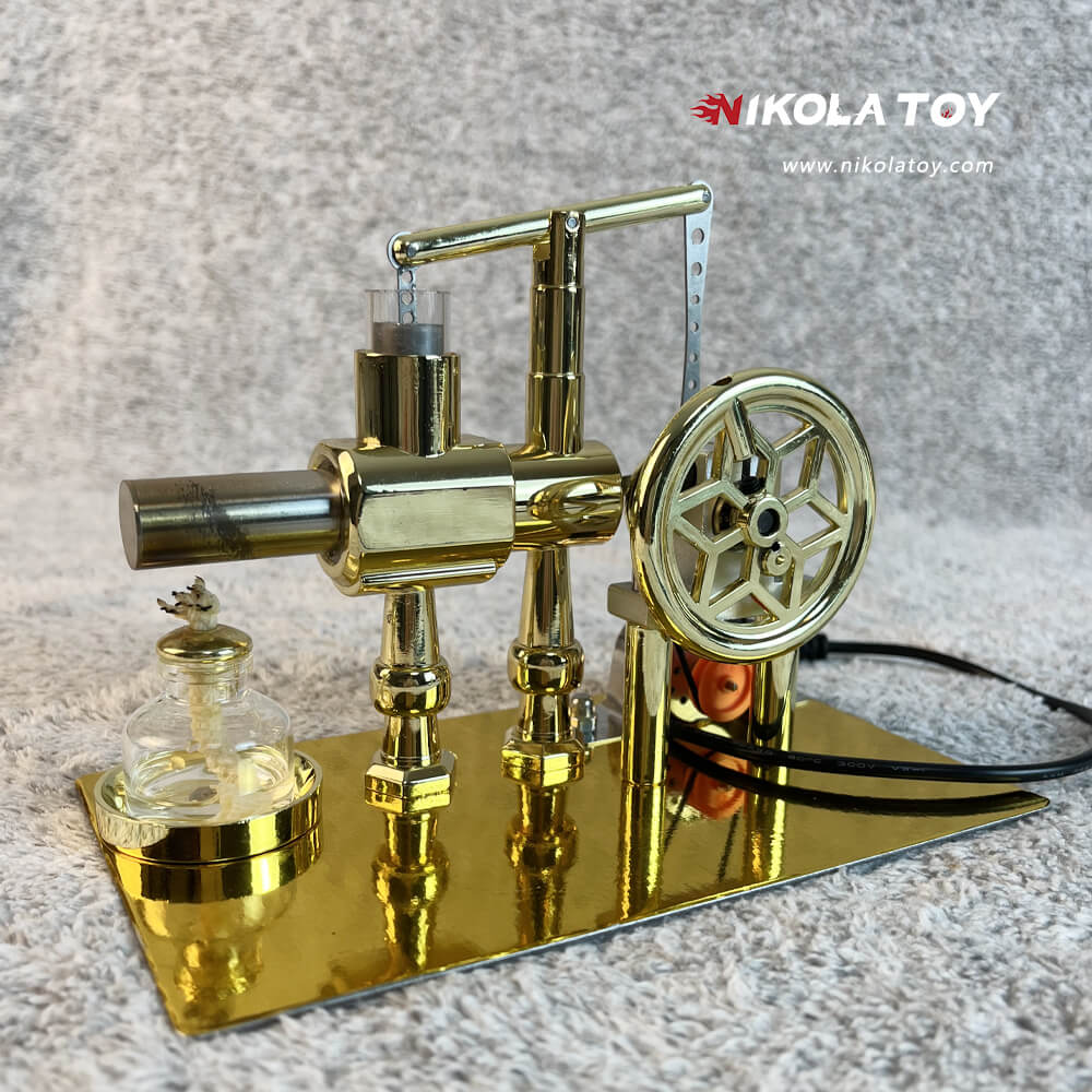 Stirling Engine Model - Power Generation+LED Light - Image 3
