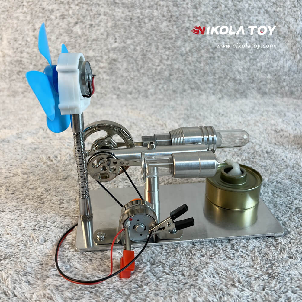 Stirling Engine Model - Power Generation+Windmill - Image 4