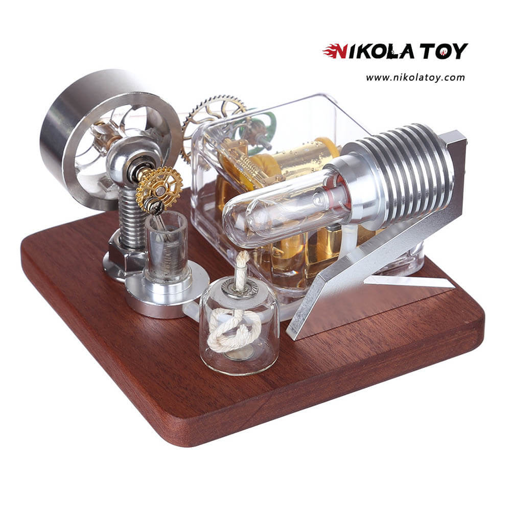 Stirling Engine Music Box